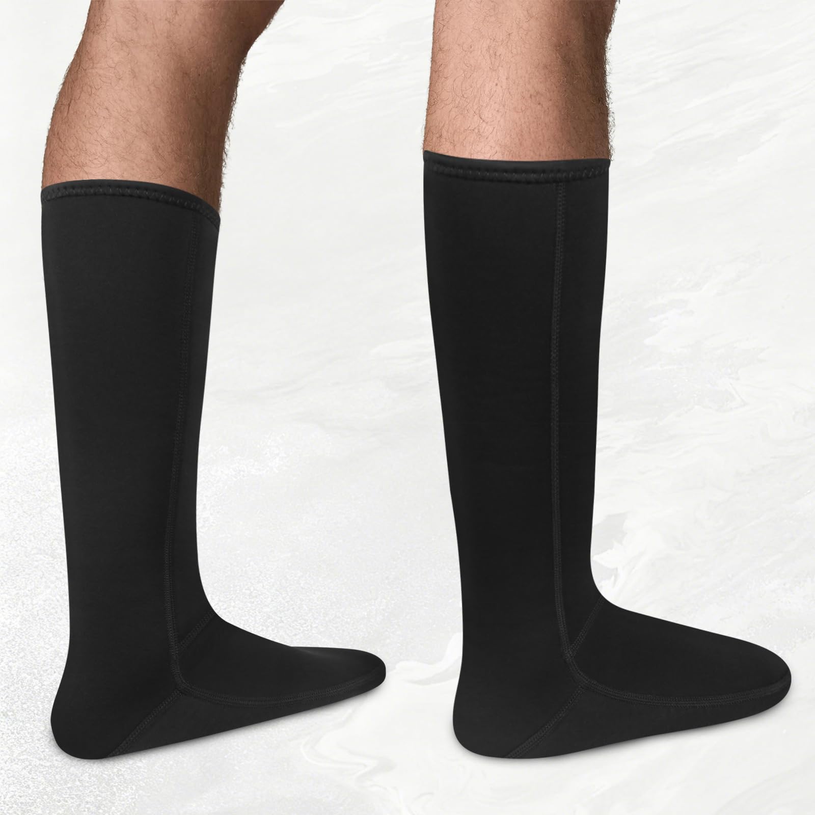 XUKER mountain and fish pattern on socks in outdoor lifestyle scene for style