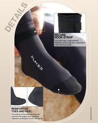 XUKER sole detail showing anti-slip coating, improves grip on wet surfaces