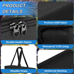 Xxerciz open bag containing folded air mattress for neat storage