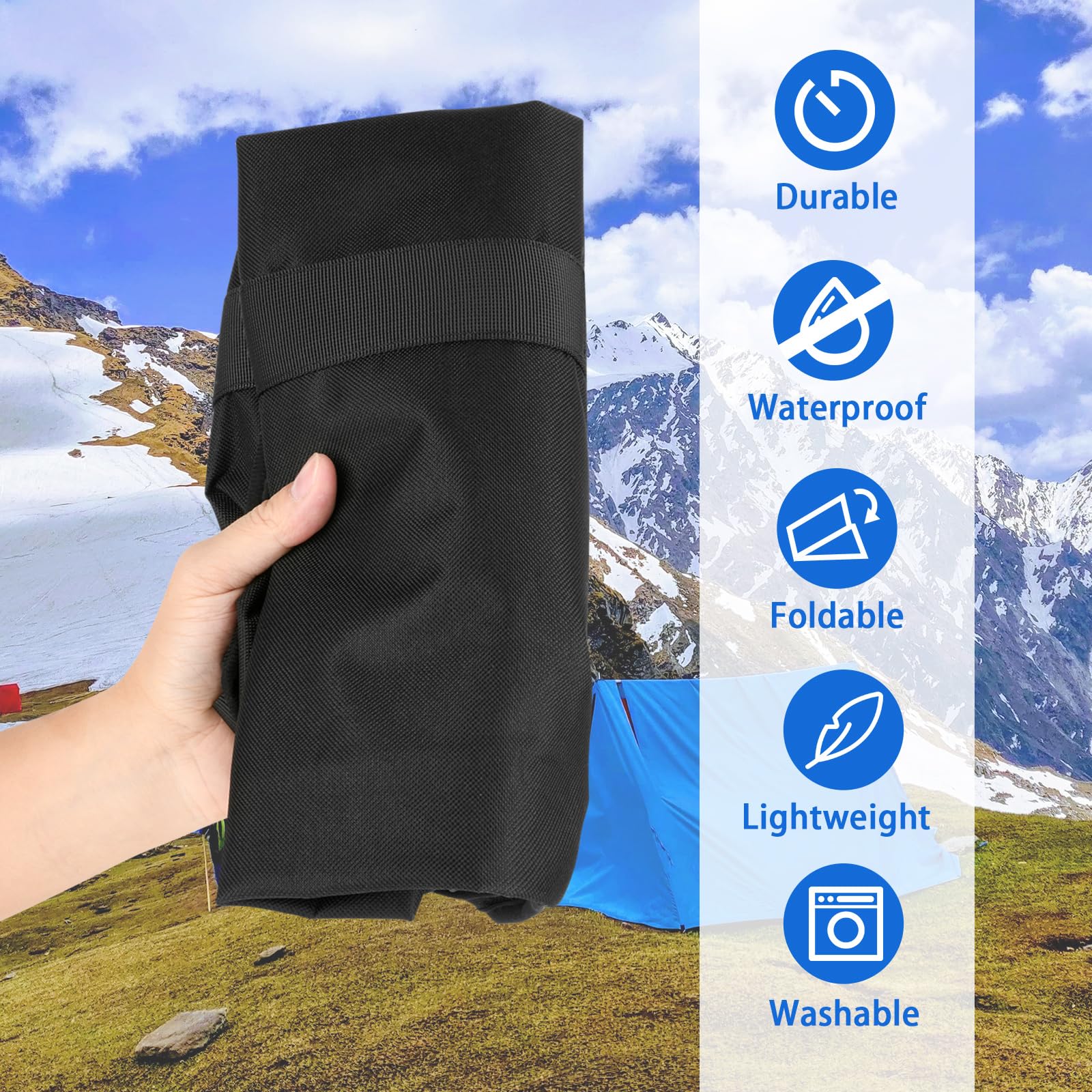 Xxerciz bag in car trunk demonstrating compact storage and portability