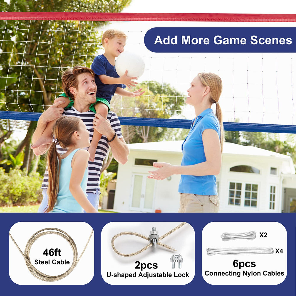 XXXYYY outdoor backyard game scene showing easy setup and play-ready stability benefit