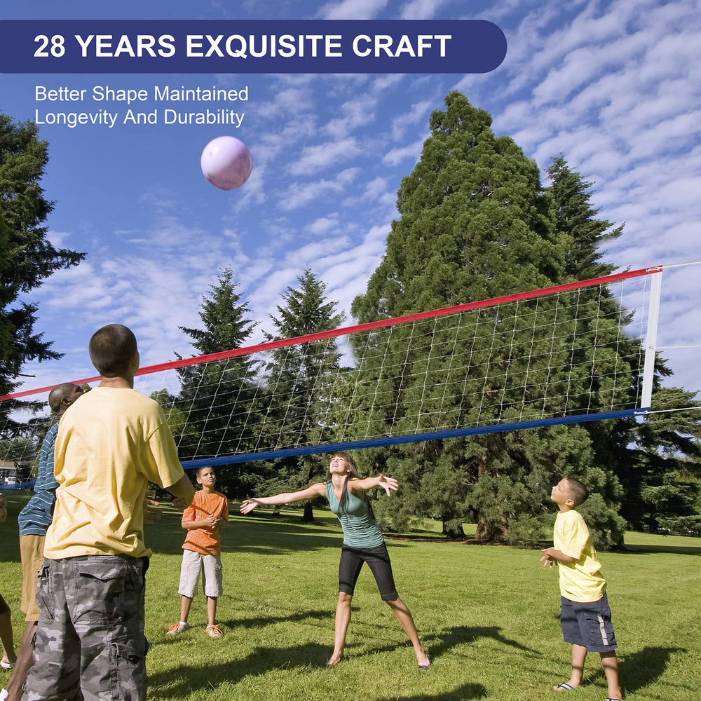XXXYYY net installed on a beach scene demonstrating portability and reliable outdoor performance