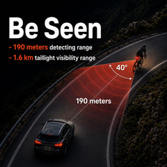 XYBERVU VeloScope tail light and camera detail highlighting compact design and increased visibility