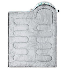 XYNHML child using shark sleeping bag at camp illustrating comfort and fun design