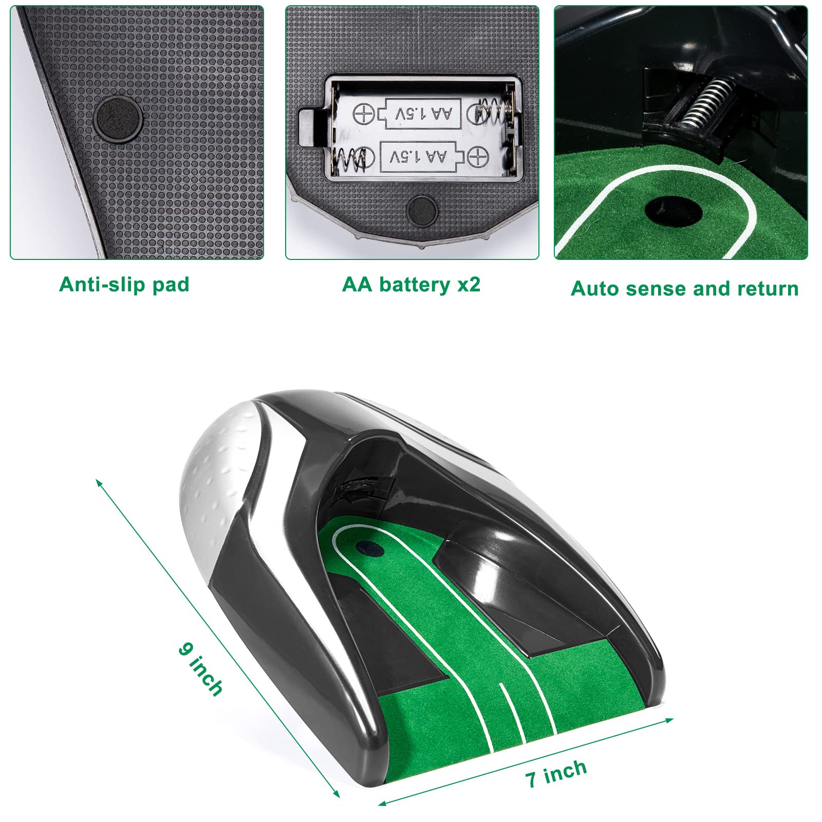 Y-Nut adjustable gravity-return detail demonstrating customizable ball return speed