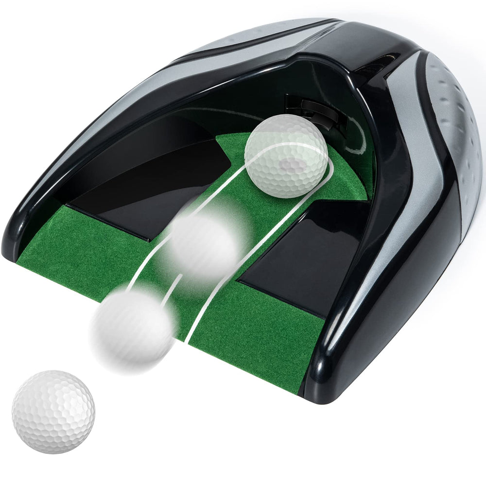 Y-Nut front view of putting cup showing compact design and quick practice benefit
