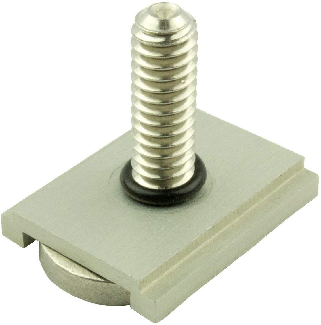 YakAttack UniTrack adapter beside a MightyBolt showing scale and easy conversion benefit