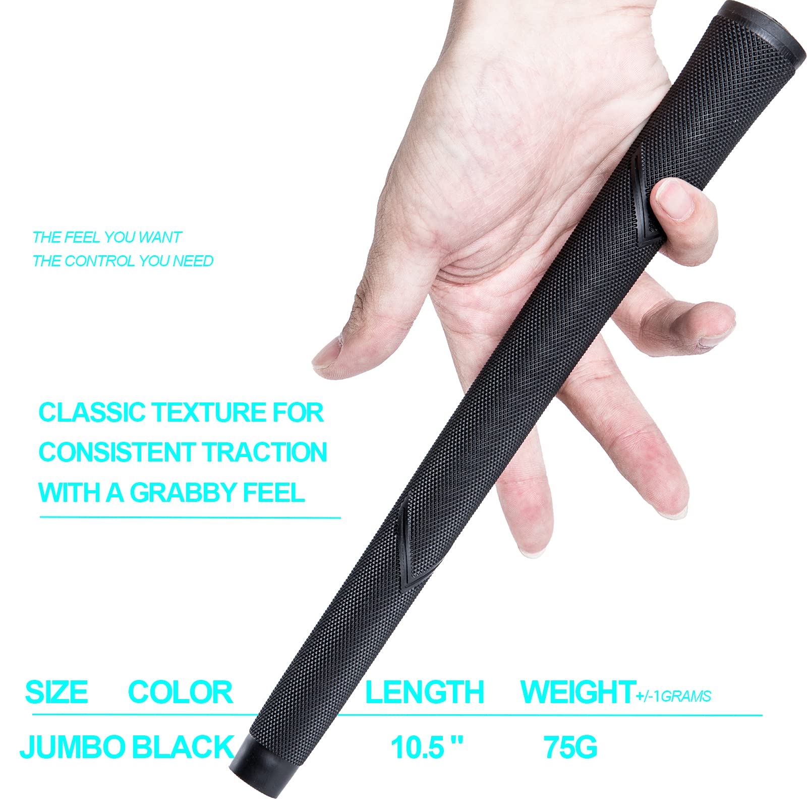 yamato lifestyle player putting with grip showing secure, confident hold