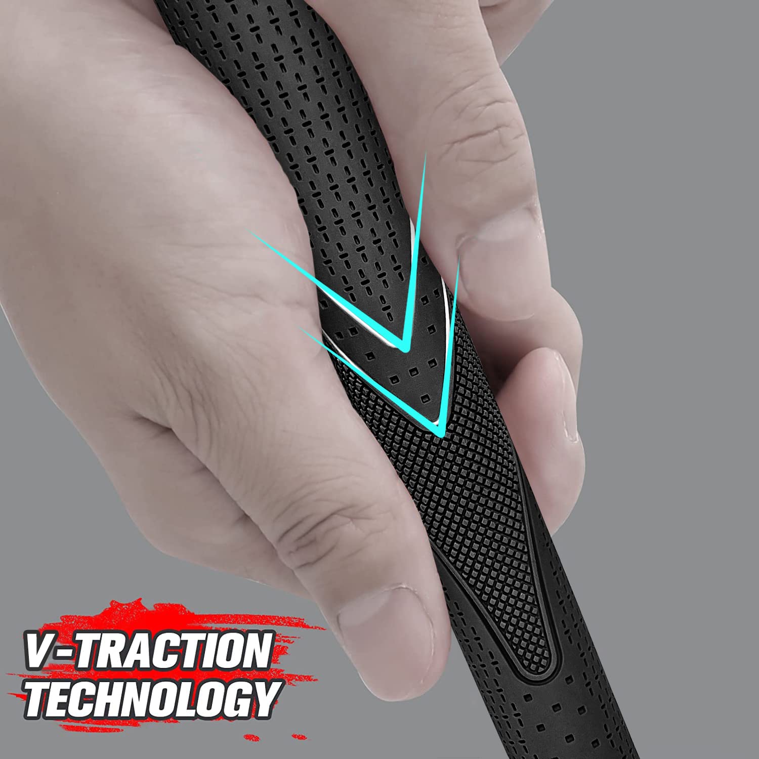 yamato grip size compared to adult grip showing .500" junior core compatibility