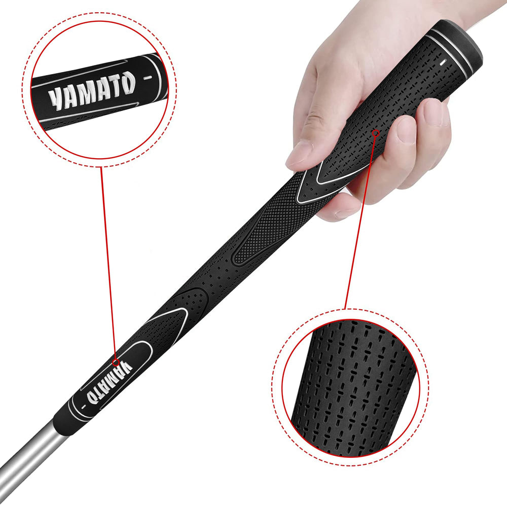 yamato close-up of textured grip surface providing non-slip traction and comfort