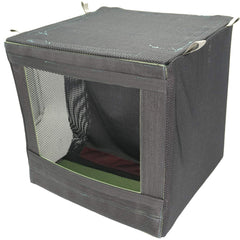 YANDIA folded compact profile demonstrating easy transport and storage benefit