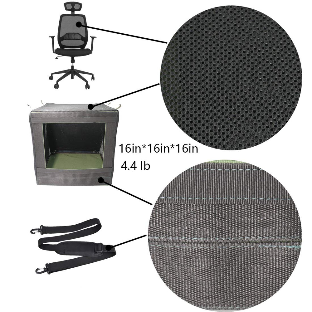 YANDIA close-up mesh detail showing durable fabric and impact resistance benefit