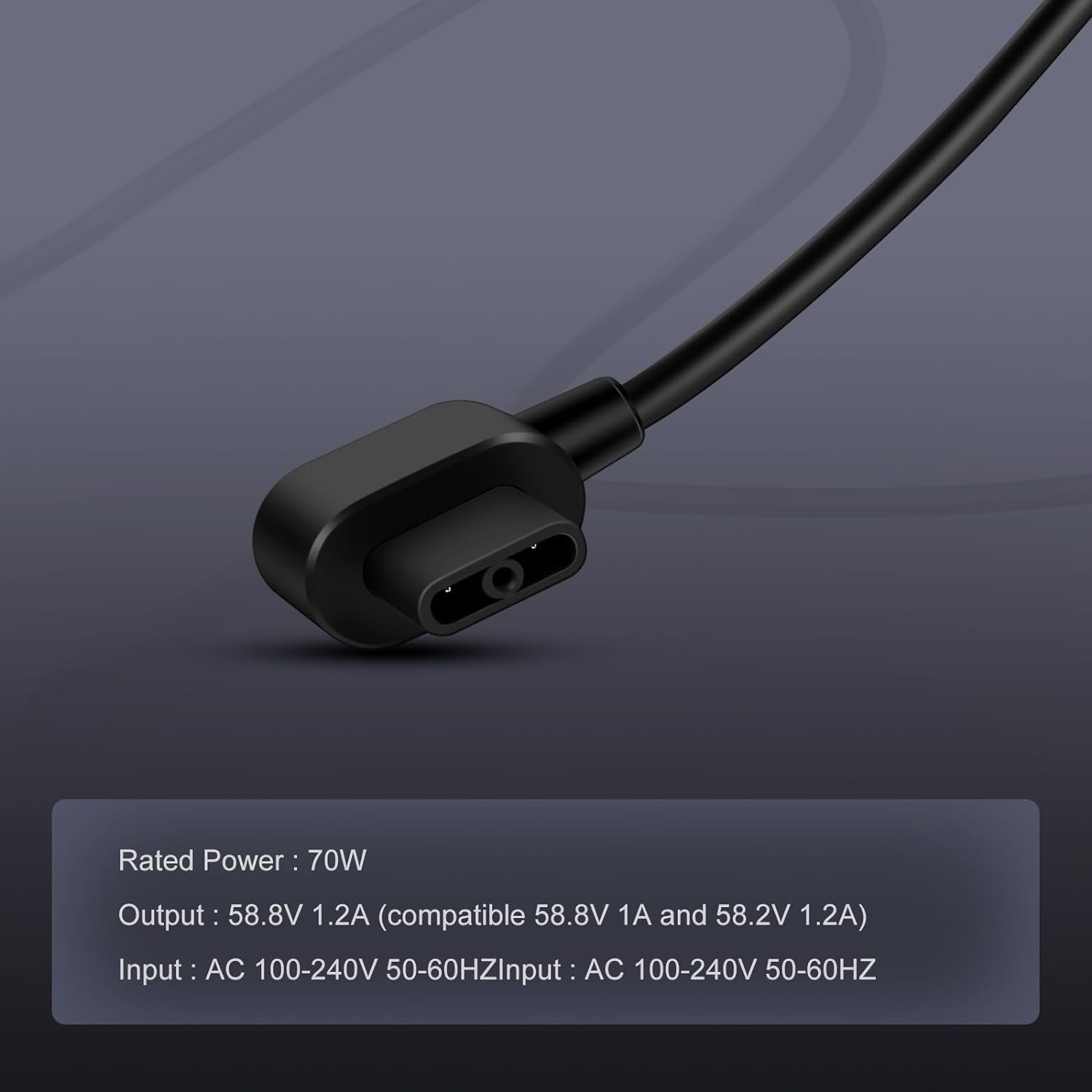 YAREMYEYE charger plug and cable detail highlighting durable construction