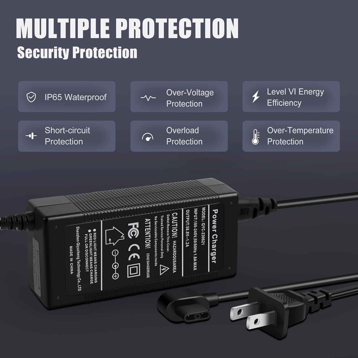 YAREMYEYE charger connected to a Xiaomi Mini Plus demonstrating compatibility