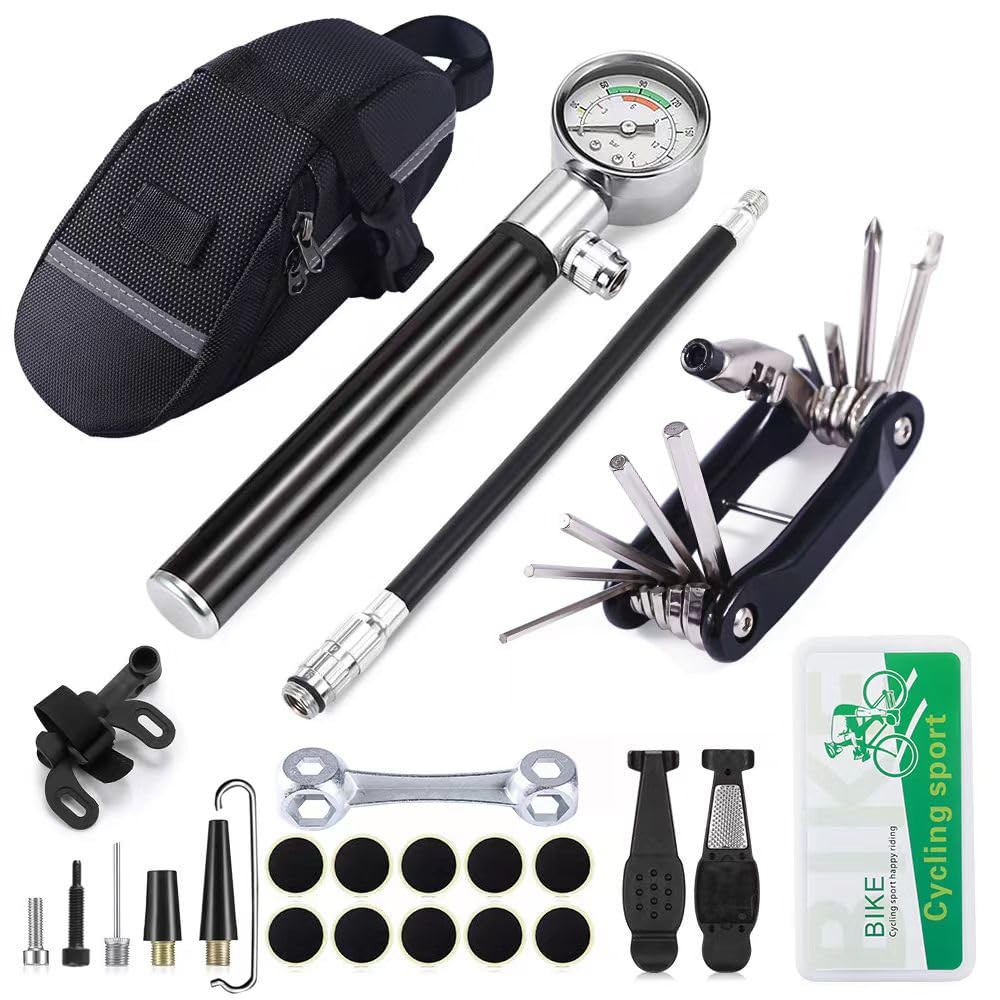 YBEKI kit front view showing organized repair tools and compact bag benefit