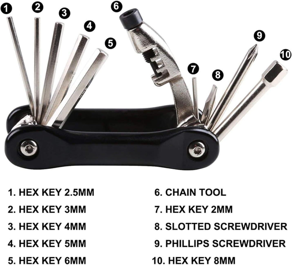 YBEKI 10-in-1 multi-tool detail highlighting chain breaker strength benefit