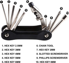 YBEKI 10-in-1 multi-tool detail highlighting chain breaker strength benefit