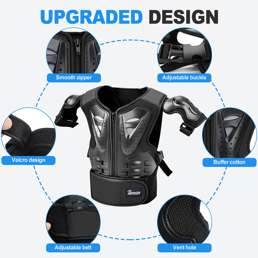 YEBCKZL adjustable straps and long Velcro tabs for quick secure fit and growth