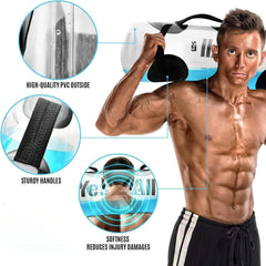 Yes4All aqua bag handle detail showing reinforced grips for secure lifts