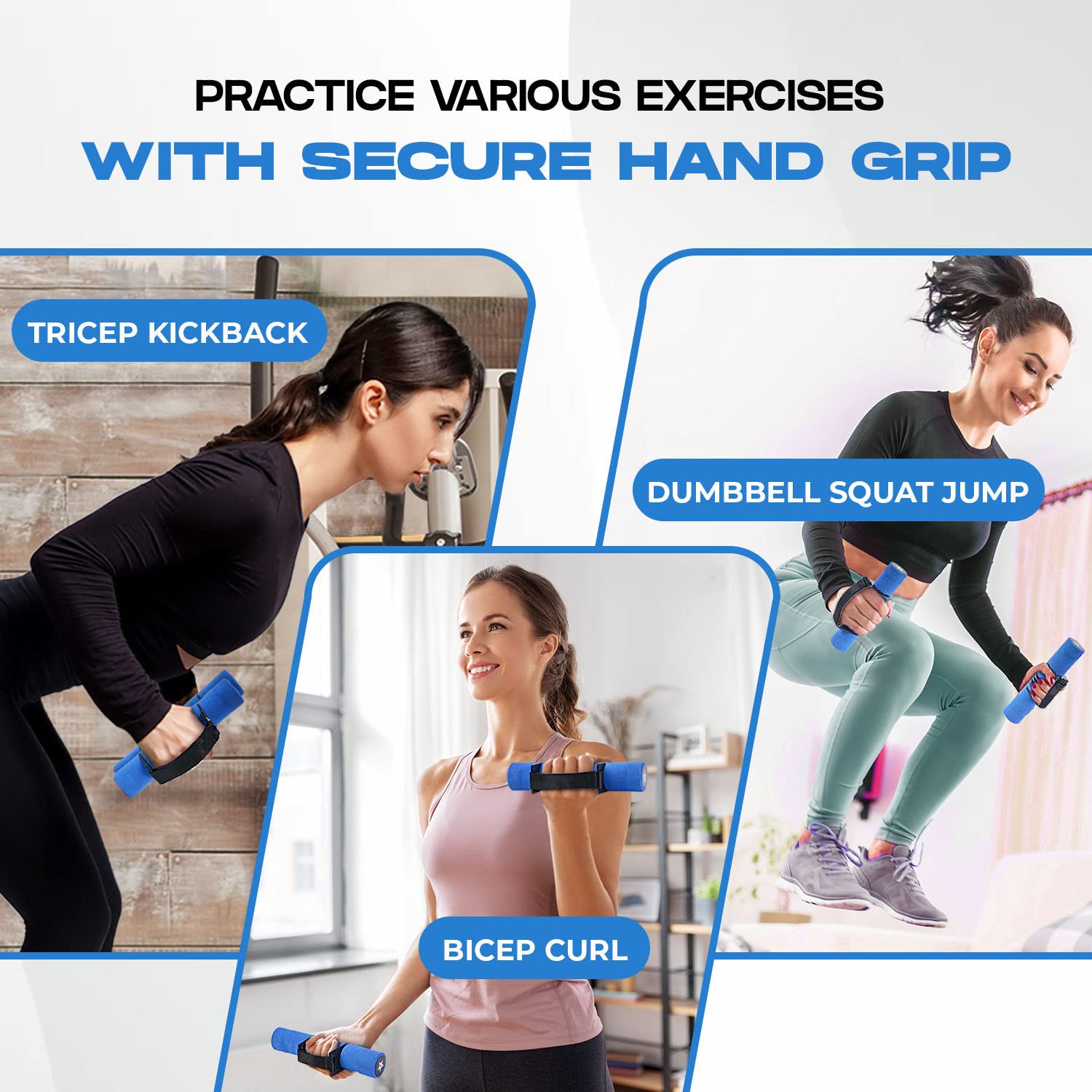 Yes4All color-coded weights laid out to quickly identify different pounds