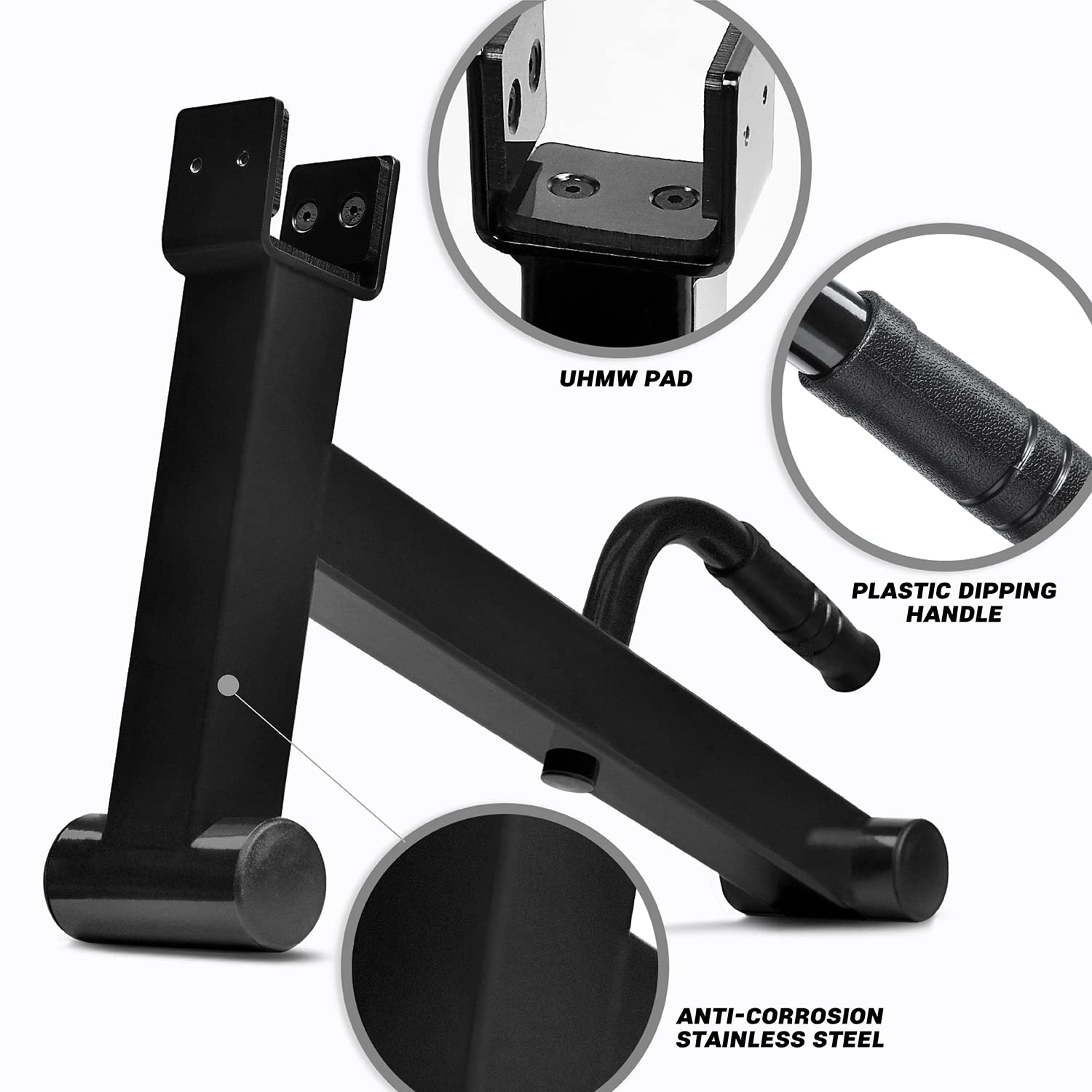 Yes4All handle detail with rubber cover for comfortable lifting