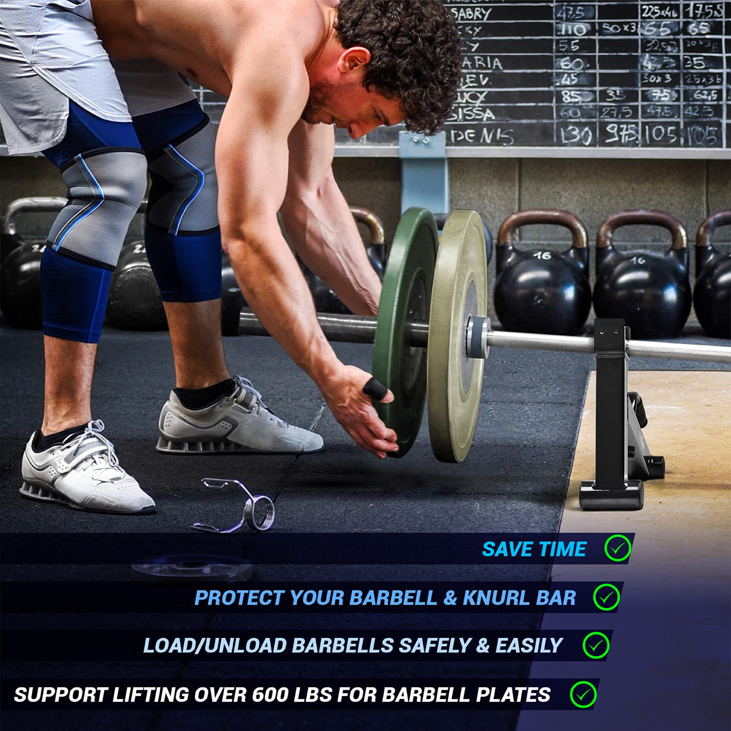 Yes4All jack packed in a gym bag for easy transport and storage