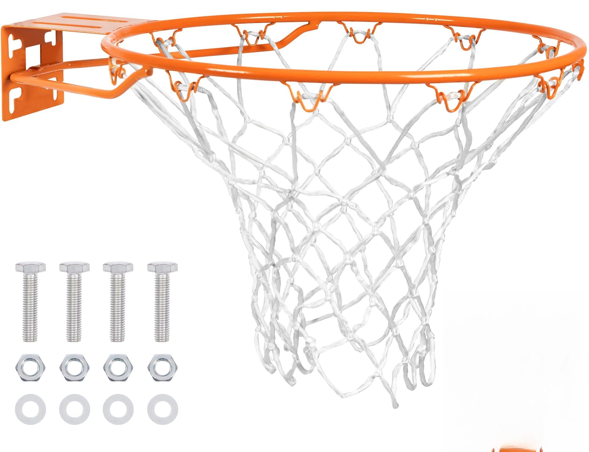 Yes4All front view of rim and nylon net showing durable play readiness