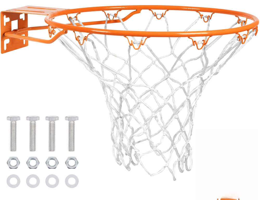 Yes4All front view of rim and nylon net showing durable play readiness