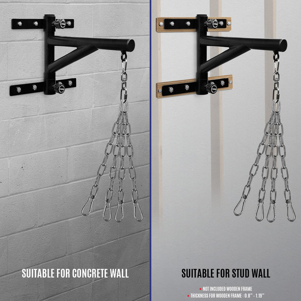 Yes4All mounted with bag in gym illustrating real-use training setup and reliable performance