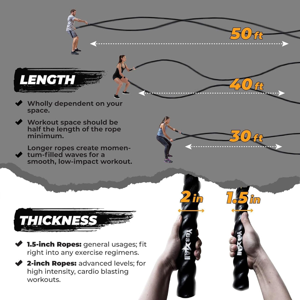 Yes4All rope in use outdoors illustrating versatile training options and durability benefit