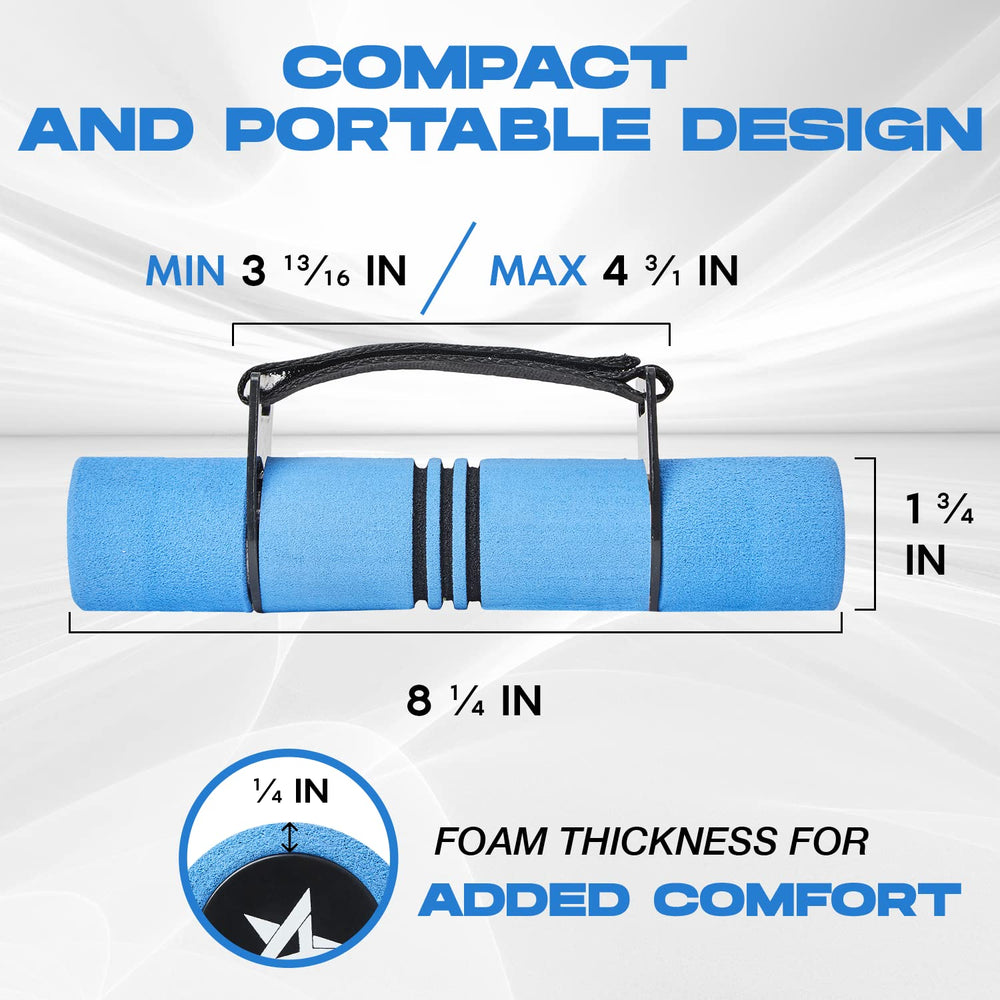 Yes4All strap adjustment demonstration showing Velcro strap for secure hold