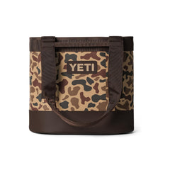 YETI Camino 20 molded bottom keeping bag upright and resisting water