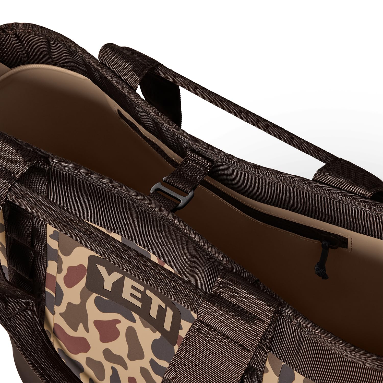 YETI Camino 35 packed with boat gear showing secure transport benefit