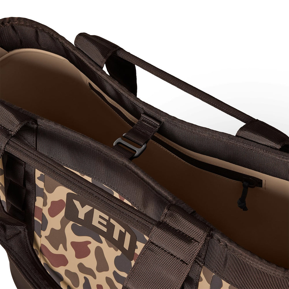 YETI Camino 35 packed with boat gear showing secure transport benefit