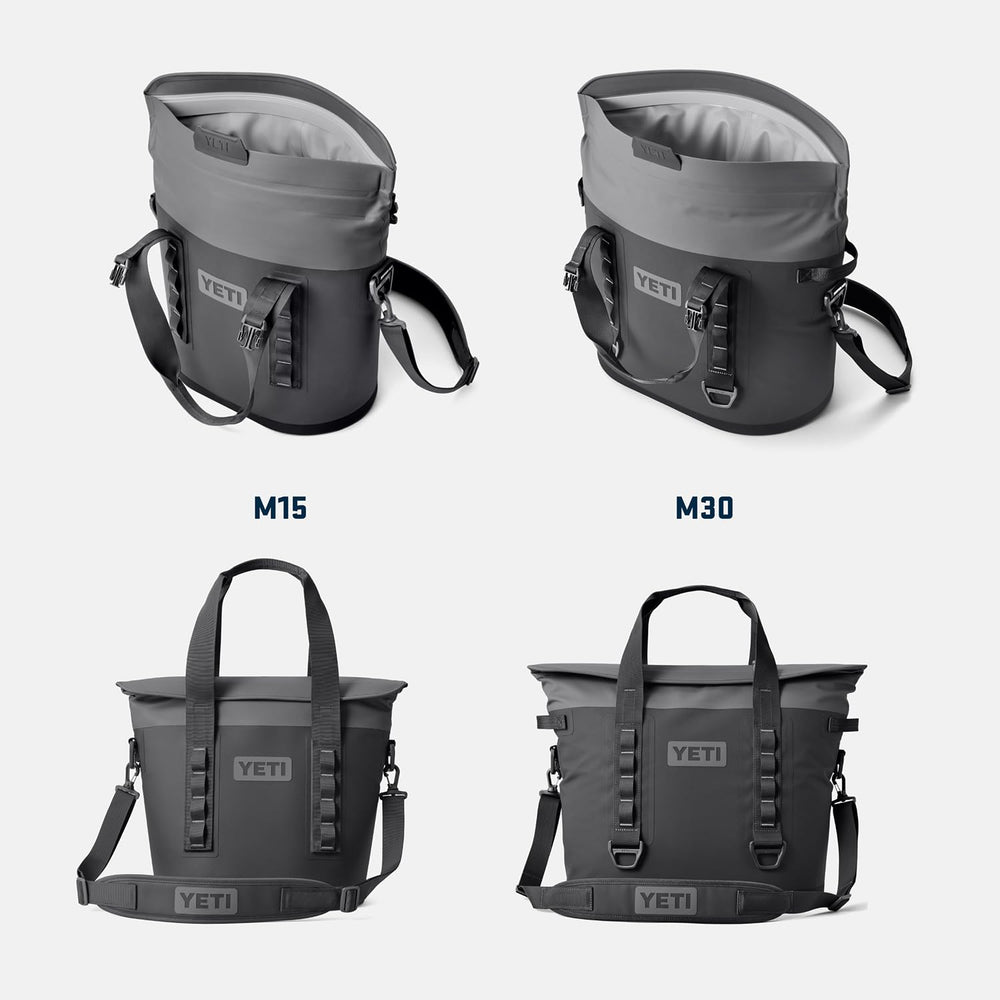 YETI Hopper M30 on a fishing boat illustrating secure transport and weather resistance