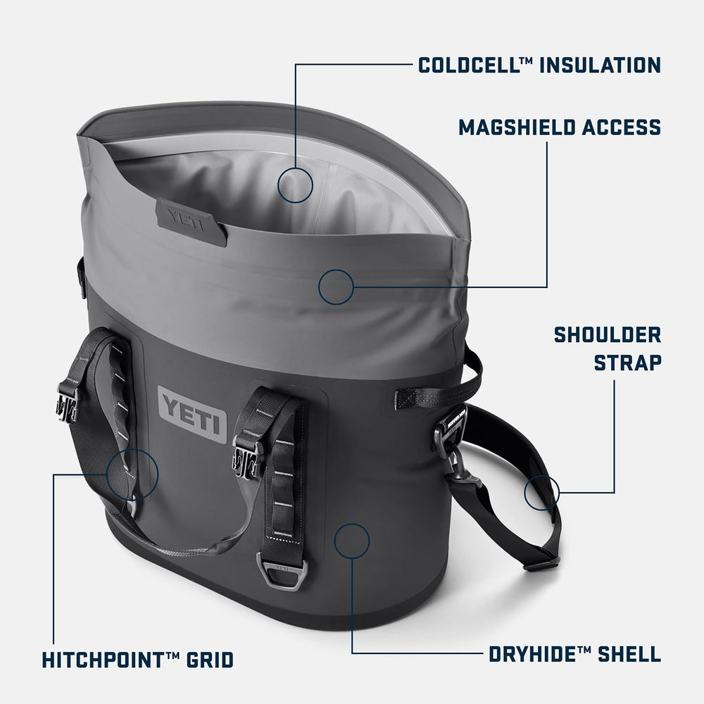 YETI Hopper M30 interior showing ColdCell foam insulation for improved cold retention