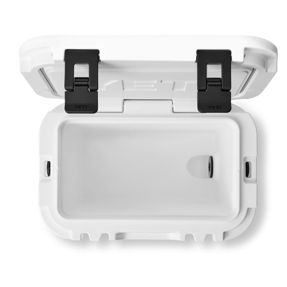 YETI Roadie 15 DoubleDuty strap attachment showing comfortable hands-free carry