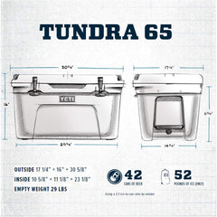 YETI Tundra 65 open top displaying interior capacity and easy access benefit