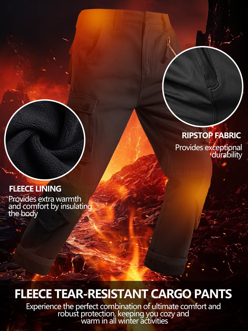 Yevtzl ankle drawcord and cuff demonstrating sealed warmth and fit