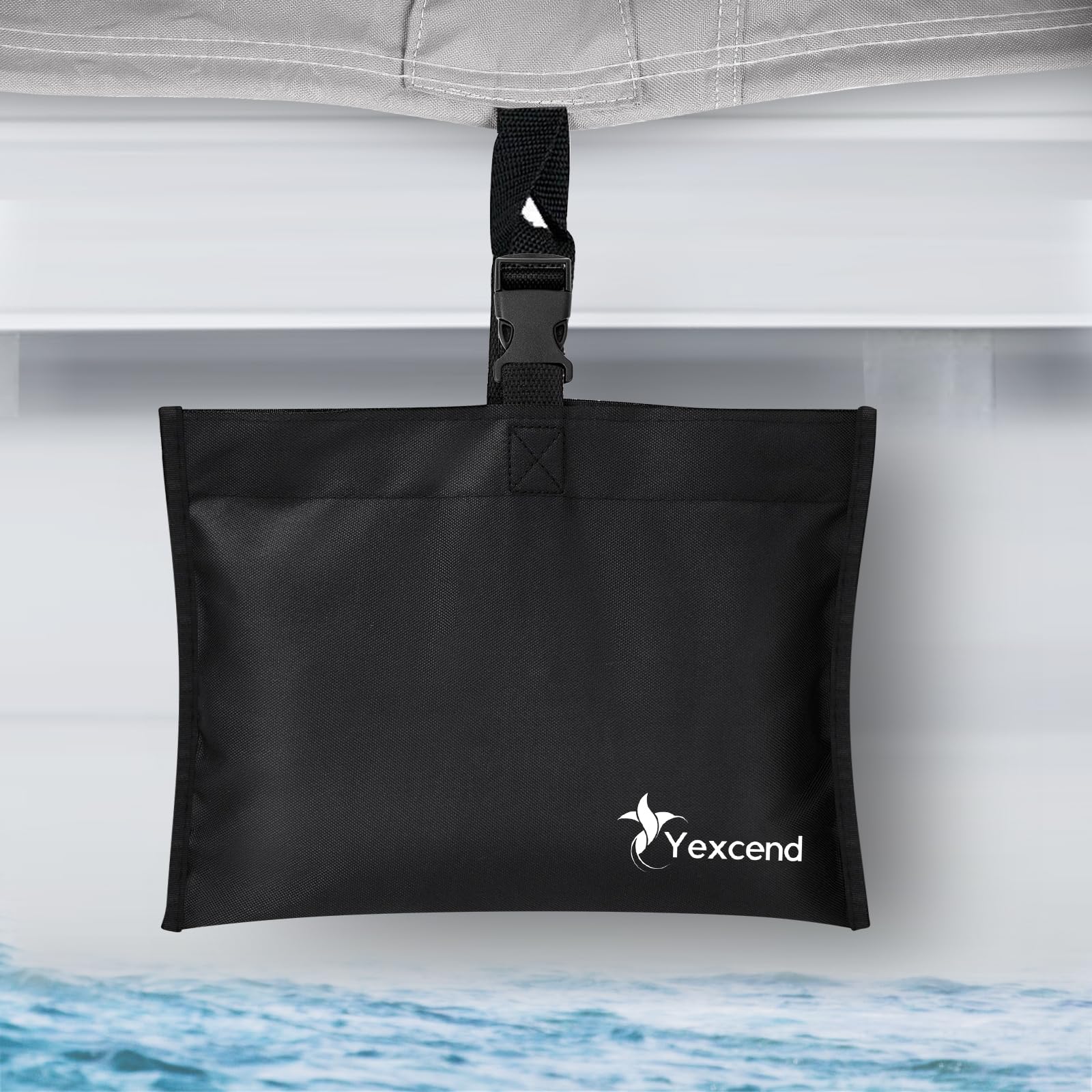 Yexcend close-up of 600D polyester texture for UV and abrasion resistance