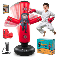 YGA Sports front packaging showing complete PUNCHO gift set and benefits