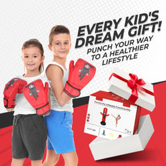 YGA Sports soft kids gloves and pump close-up for easy setup and safety