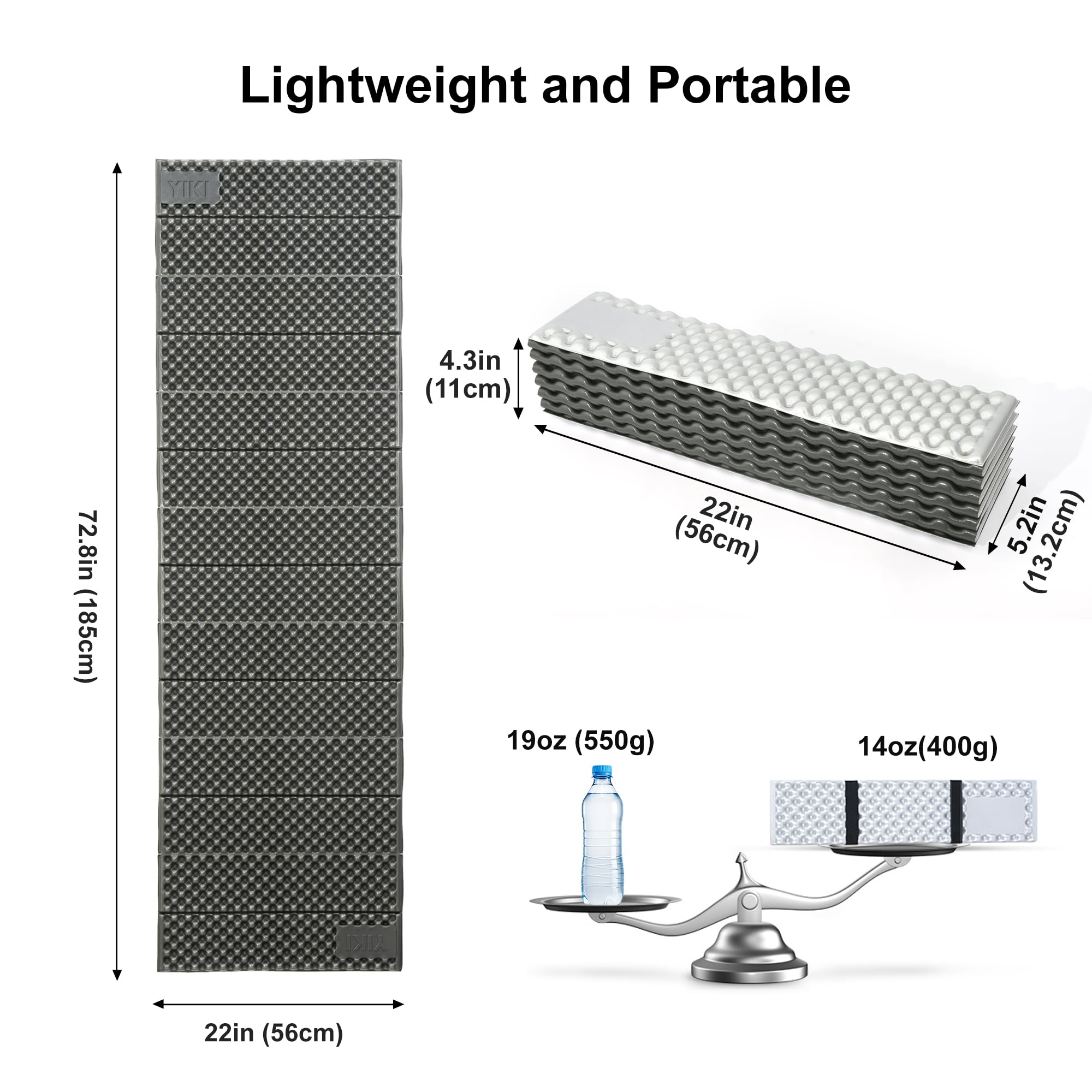 WJYIKIYAO YIKI pad reflective layer detail improving heat retention
