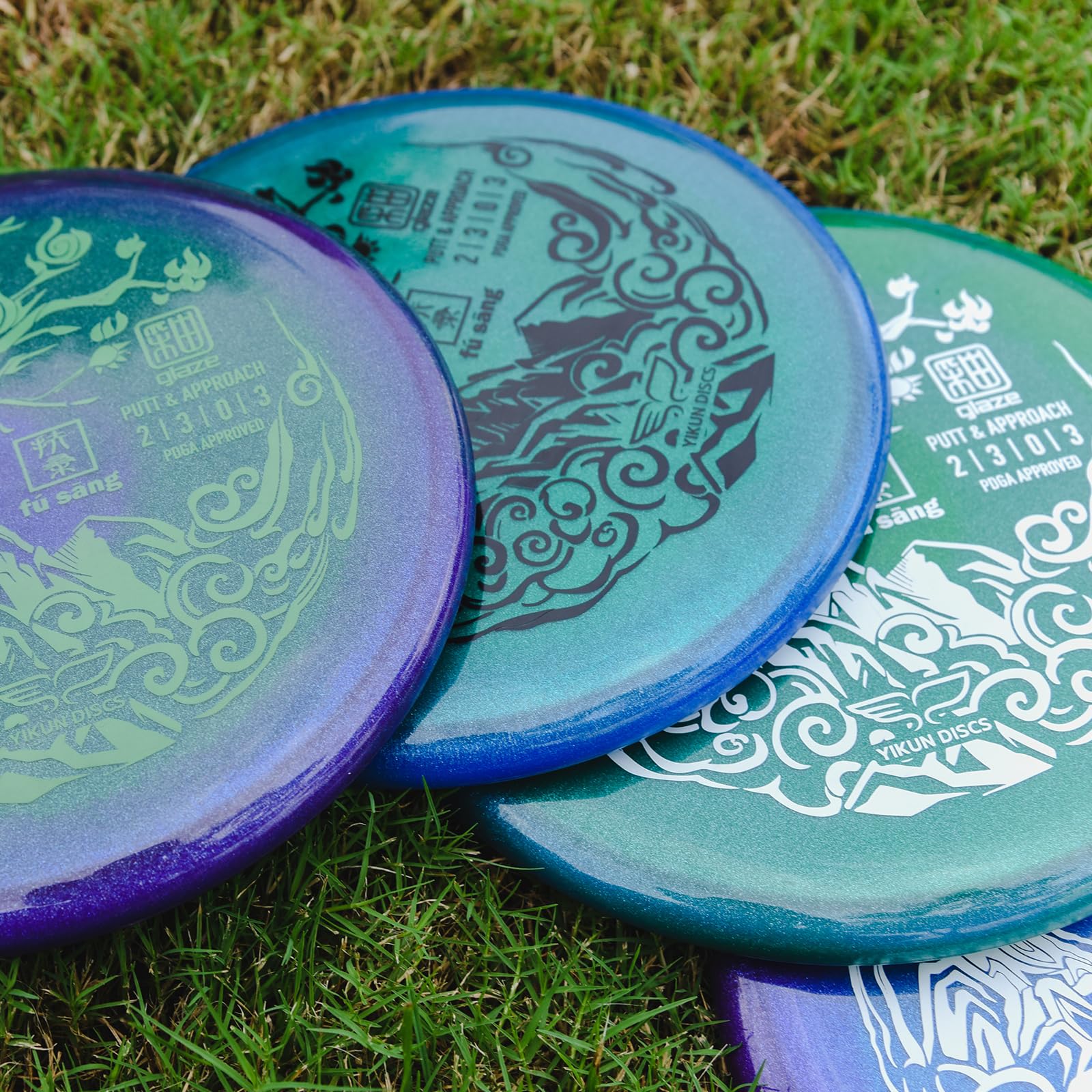 yikundiscs Fu Shang on course near basket showing reliable approach and finishing fade
