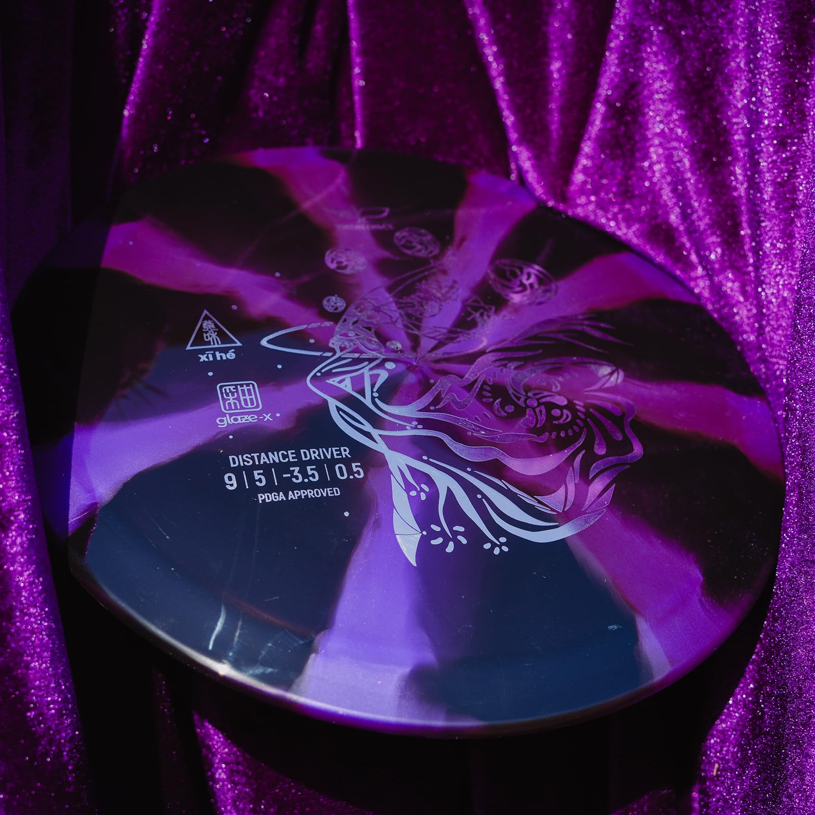 yikundiscs size and rim profile scale view showing rim width and comfortable release