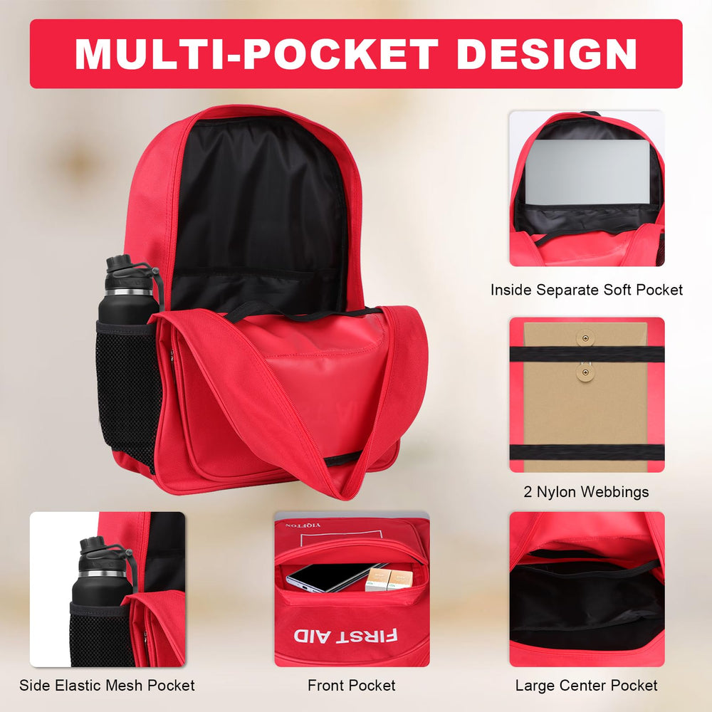 YIQFTON interior compartments and nylon webbing for organized storage