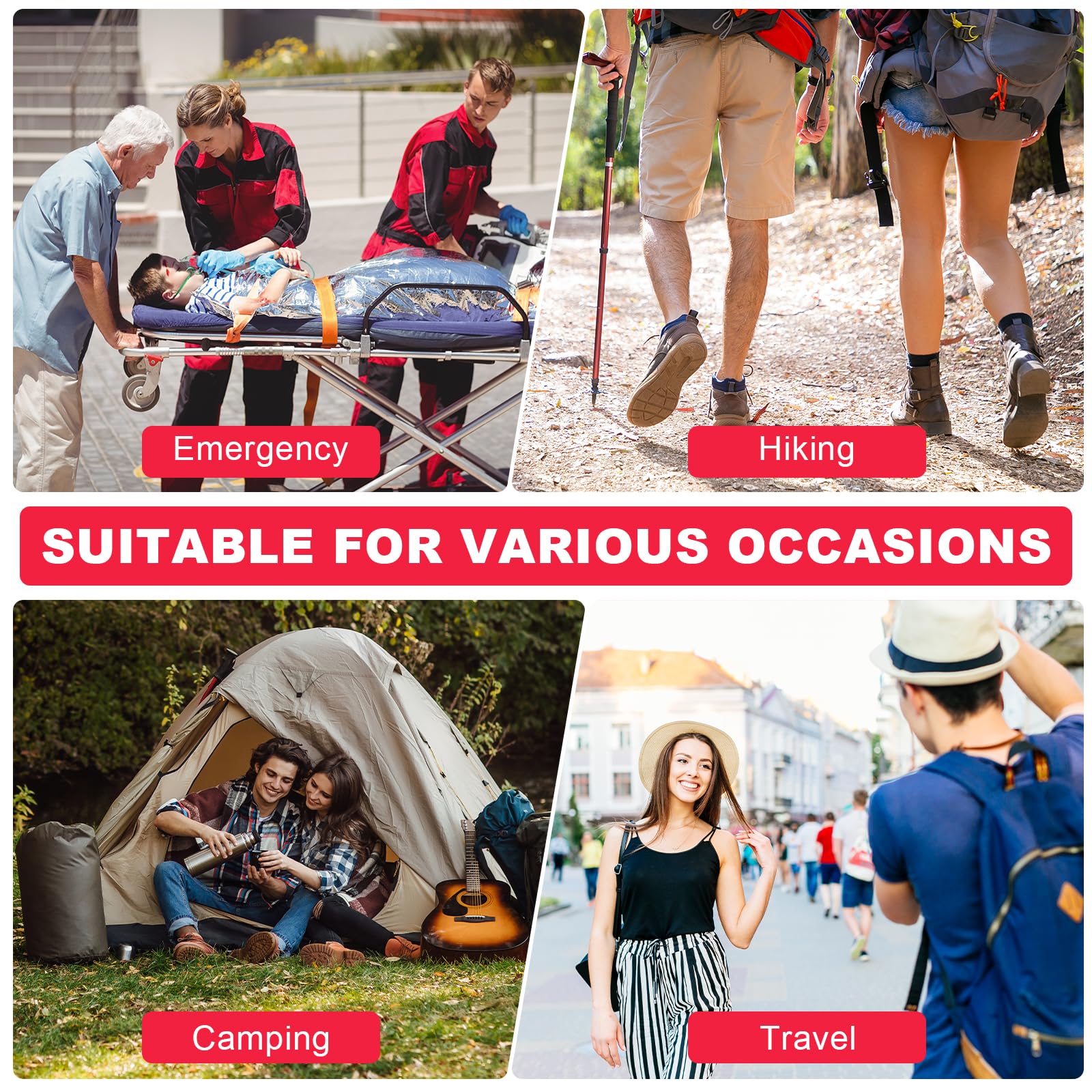 YIQFTON attached to hiker showing outdoor-ready portability and convenience