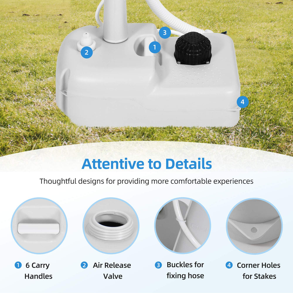YITAHOME close-up of 17 L basin showing stain-resistant food-safe surface