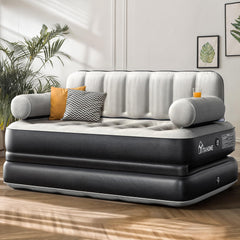 YITAHOME front view inflated sofa bed showing compact comfort
