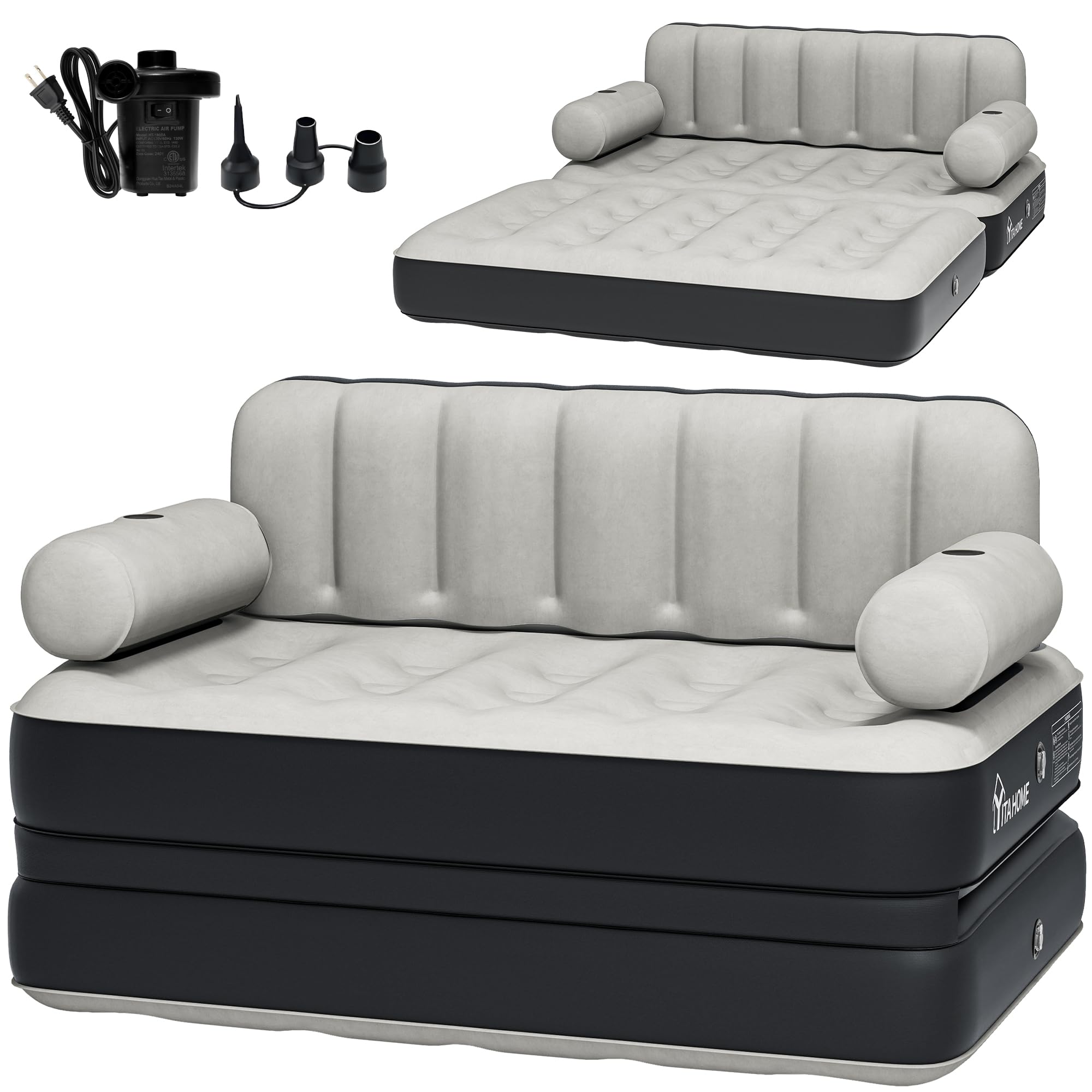 YITAHOME mattress folded inside carry bag for easy transport and storage
